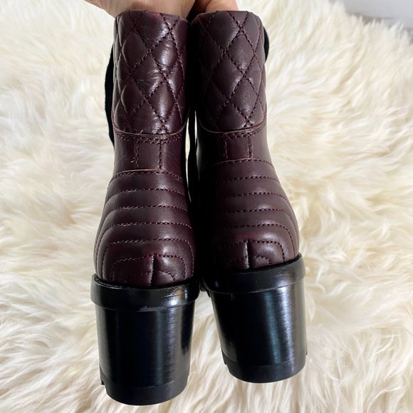 NWOB MARC FISHER Wyomi Platform Leather Lace-up Ankle Boot Sz 6.5 US - Picture 6 of 15